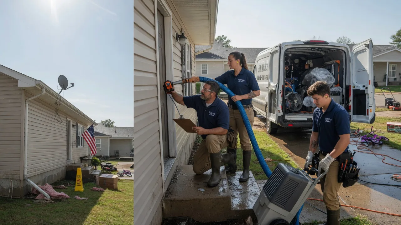 Ceiling Water Damage Restoration in Kingsville, MO near me